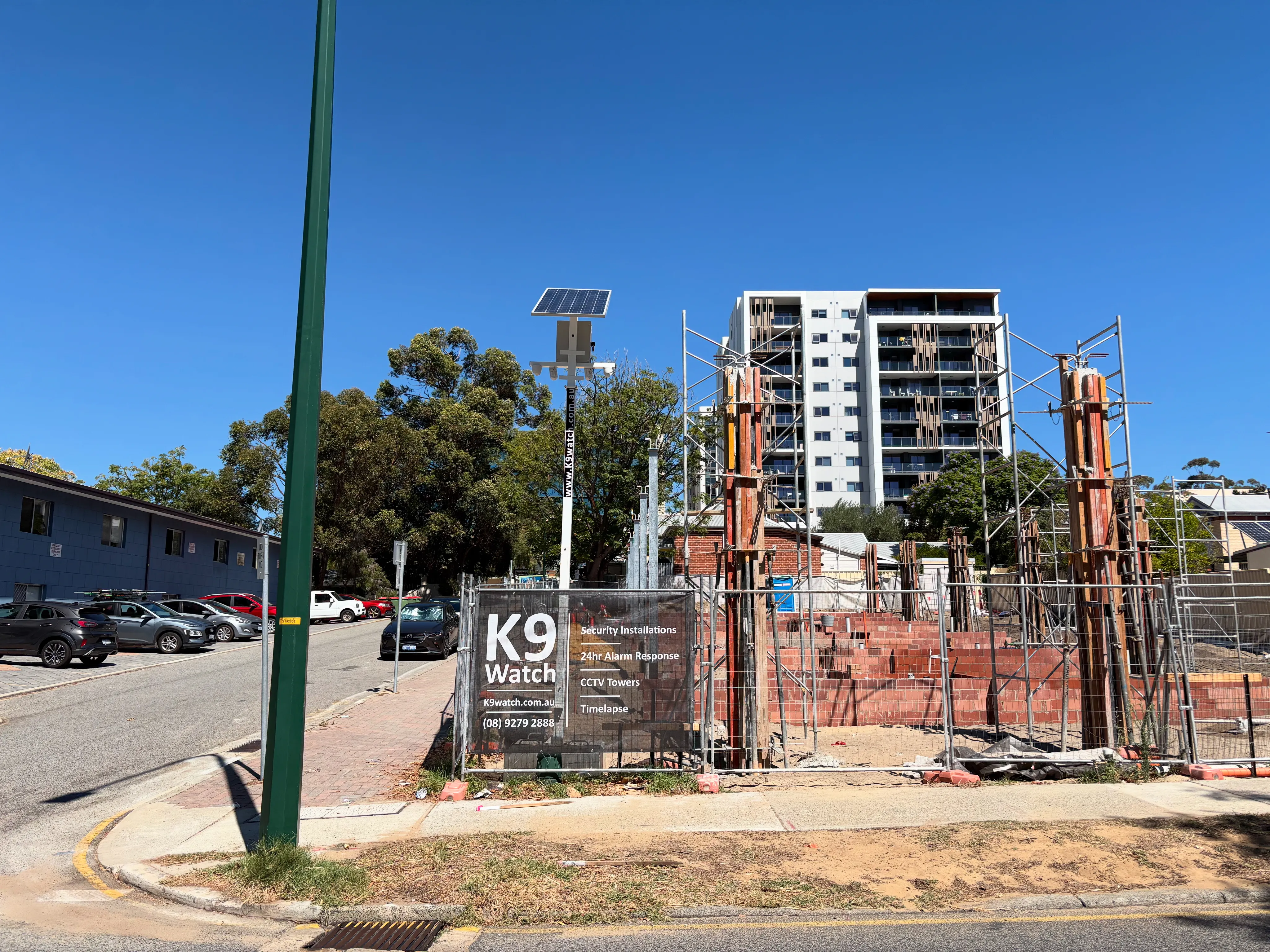 K9Watch building site CCTV