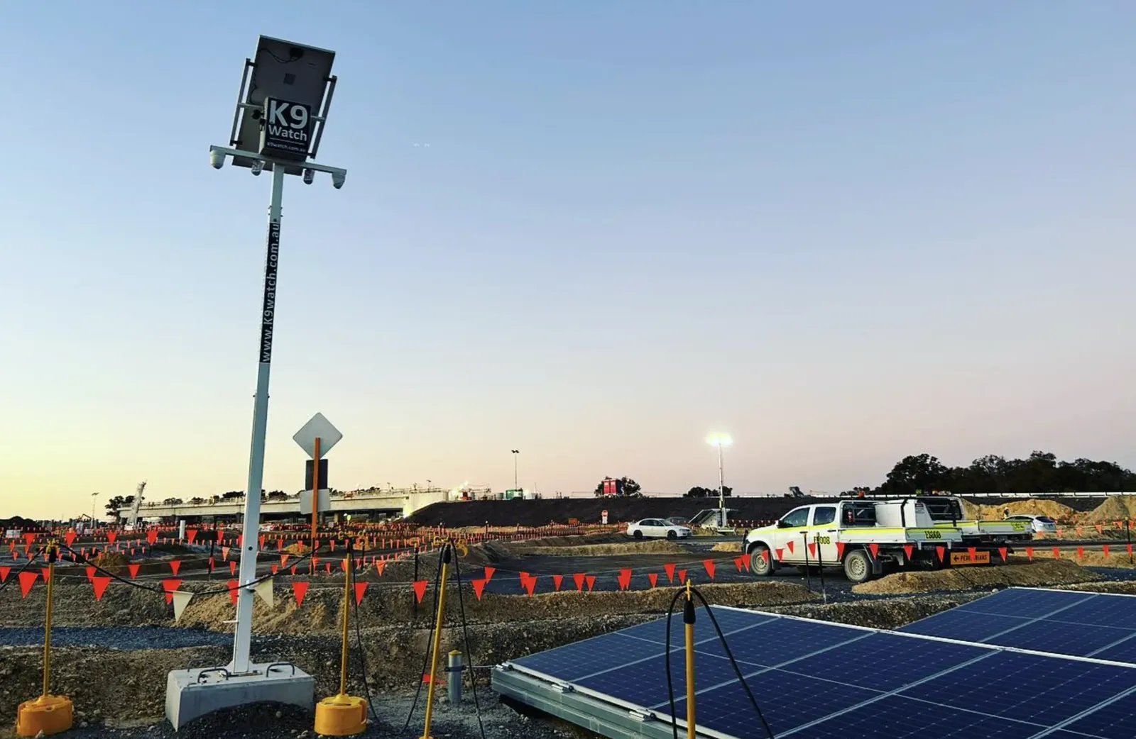 K9Watch mining and farm CCTV security tower Perth